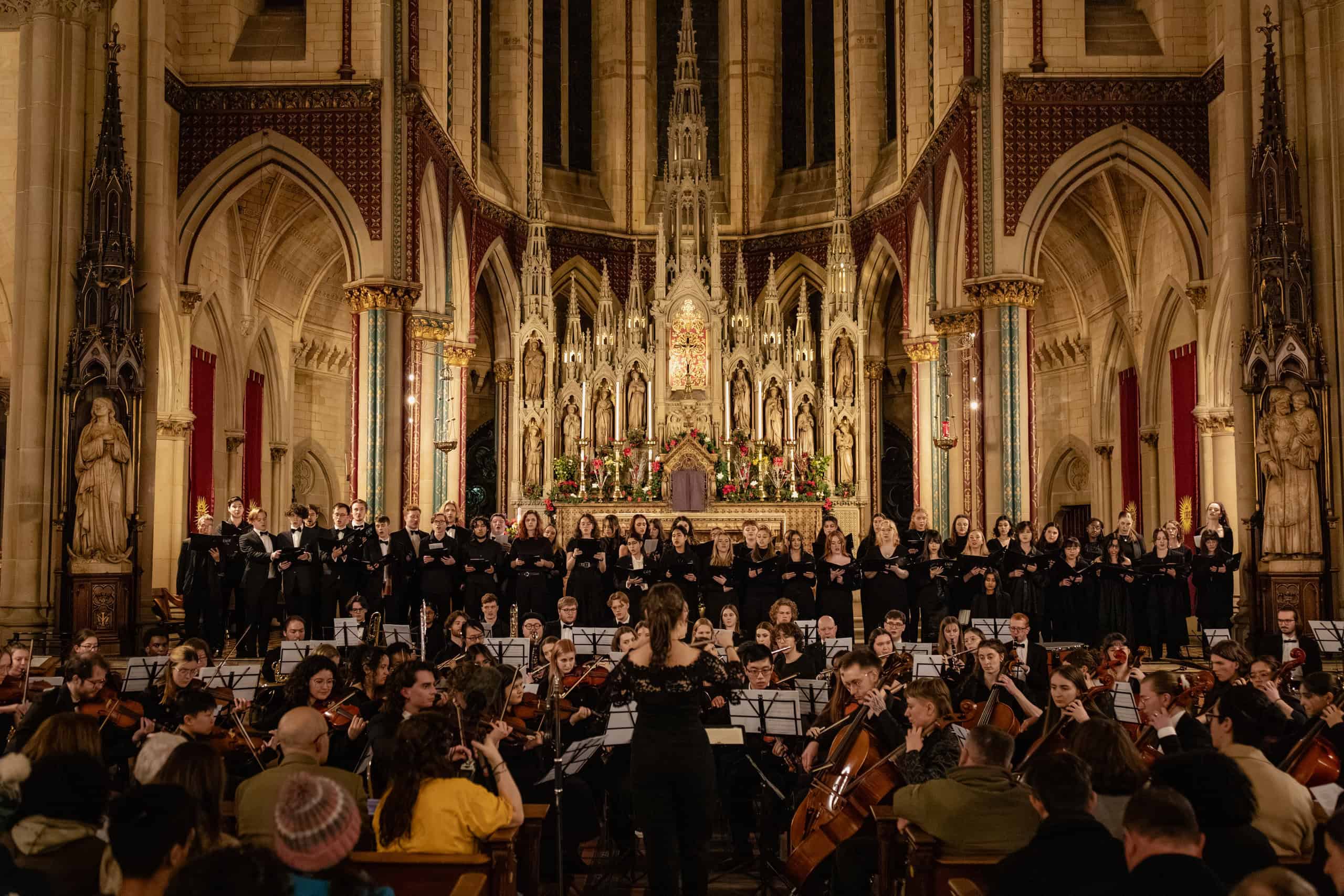 Full ensemble at winter concert